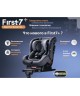 Автокресло Daiichi First7 Plus Charcoal, арт. DIC-3116FIX (ISOFIX)